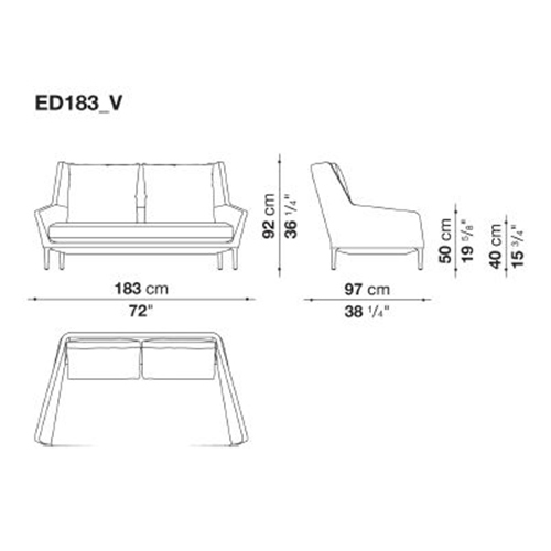 Édouard ED183V_ 183 x 97 cm