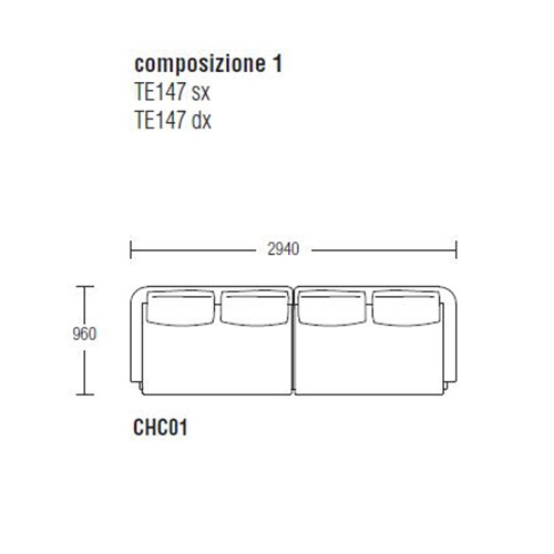 Chelsea CHC01_ 294 x 96 cm