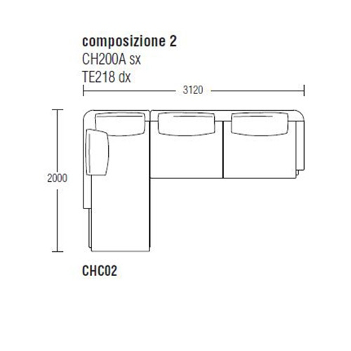 Chelsea CHC02_ 312 x 200 cm