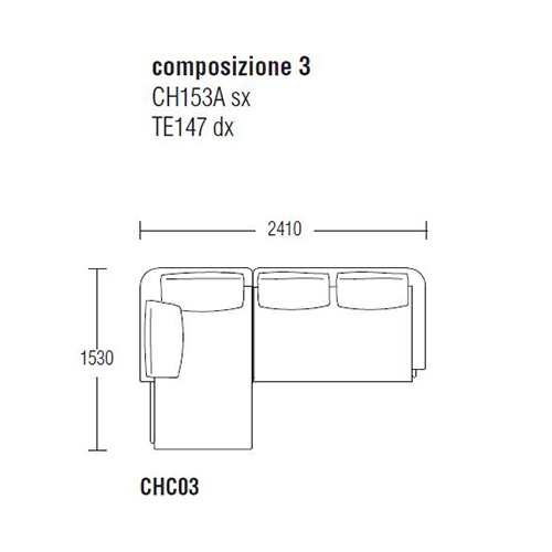 Chelsea CHC03_ 241 x 153 cm
