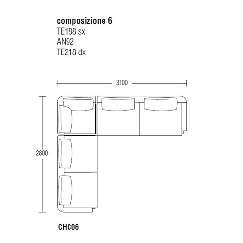 Chelsea CHC06_ 310 x 280 cm
