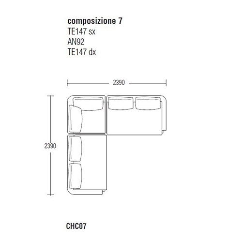 Chelsea CHC07_ 239 x 239 cm