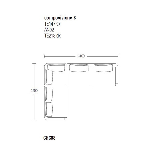 Chelsea CHC08_ 310 x 239 cm