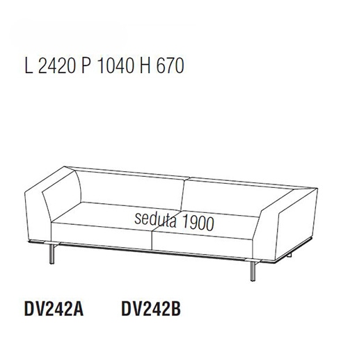 Gregor DV242_ 242 x 104 cm