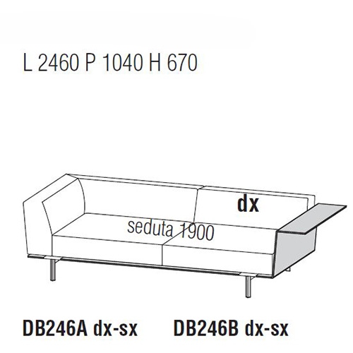 Gregor DB246_ 246 x 104 cm