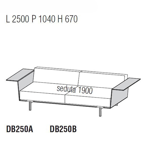 Gregor DB250_ 250 x 104 cm