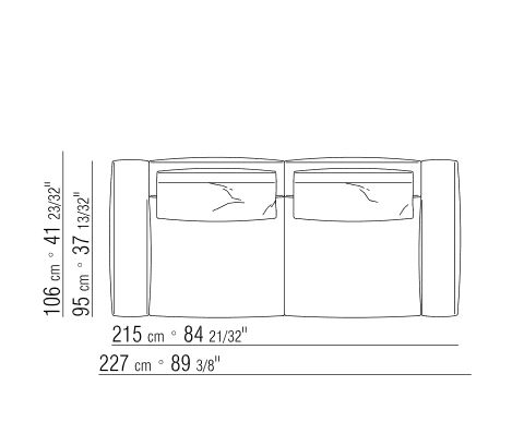 Gregory_227 x 106 x H 90 cm