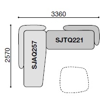 Saint-Germain 17_ 336 x 257 cm