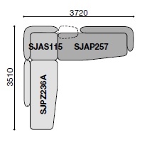 Saint-Germain 43_ 372 x 351 cm
