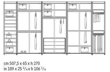 Miyabi 002_ 507.5 x 65 x H 270 cm