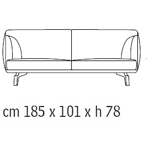 Drive_ 59000: 185 x 101 x H 78 cm