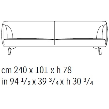 Drive_ 59020_ 240 x 101 x H 78 cm