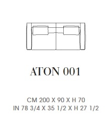 Aton 001_ 200 x 90 x H 70 cm