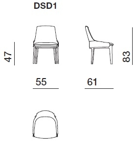 DSD1_ 55 x 61 x H 83 cm 
