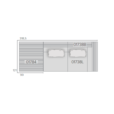 Set 2_318.5 x 121 cm