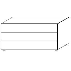 CODR2_ 130 x 52.6  H 62.5 cm