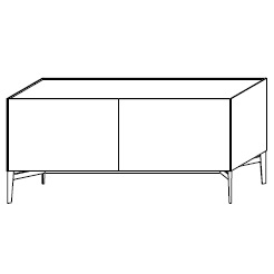 MA226D_ 181.6 x 50.1 x H 87.2 cm