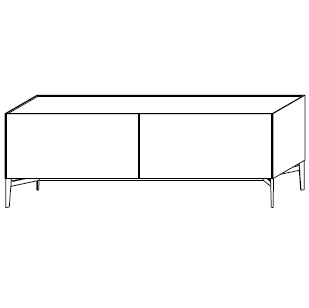 MA228E_ 241.6 x 50.1 x H 87.2 cm