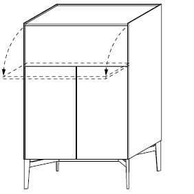 MA243E_ 91.6 x 50.1 x H 145.4 cm