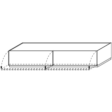 MZ216B_ 181.6 x 50.1 x H 34.1 cm