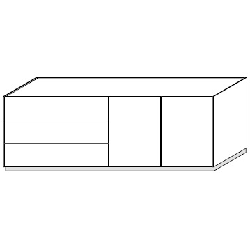 MZ226B_ 181.6 x 50.1 x H 64.7 cm