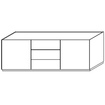 MZ226C_ 181.6 x 50.1 x H 64.7 cm