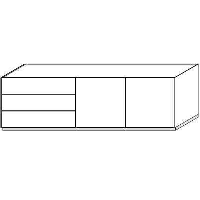 MZ22HA_ 211.6 x 50.1 x H 64.7 cm