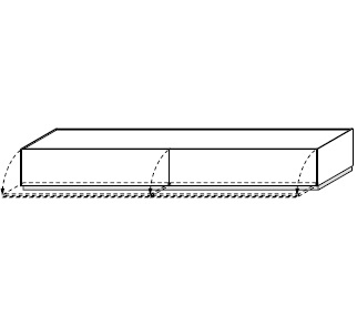 MZ218B_ 241.6 x 50.1 x H 34.1 cm