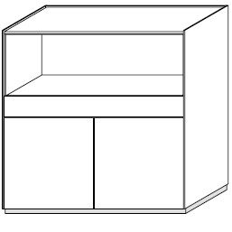 MZ244A_ 212.6 x 50.1 x H 122.9 cm