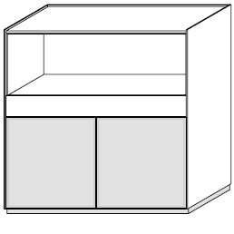 MZ244B_ 212.6 x 50.1 x H 122.9 cm