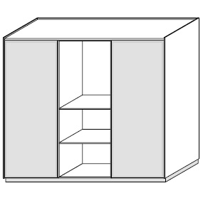 MZ24DC_ 136.6 x 50.1 x H 122.9 cm
