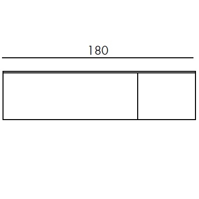 RUBEN_ 180 x 55 x H 45 cm