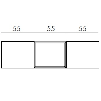 RUBEN_ (55+55+55) x 55 x H 45 cm