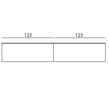 RUBEN_ (125+125) x 55 x H 45 cm