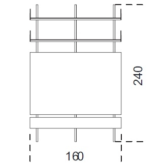 Brera_ 160 x 35 x H 240 cm (160TV240)