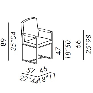 Rider Sei Wood_ 46 x 57 x H 89 cm