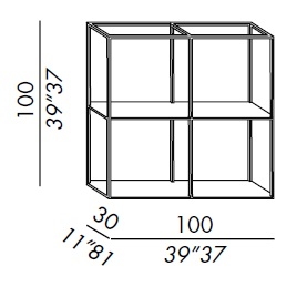 Hardy_ 100 x 30 x H 100 cm