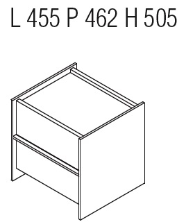 Casper CCN2_ 45.5 x 46.2 x H 50.5 cm