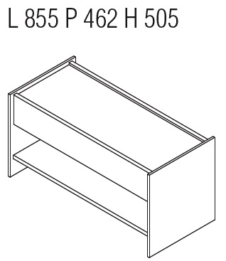 Casper CCN3_ 85.5 x 46.2 x H 50.5 cm